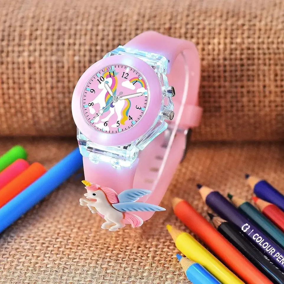 Analog lights 3d cartoon design  watch for kids