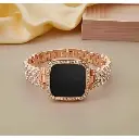 Square design dimand  anlolg watch for women
