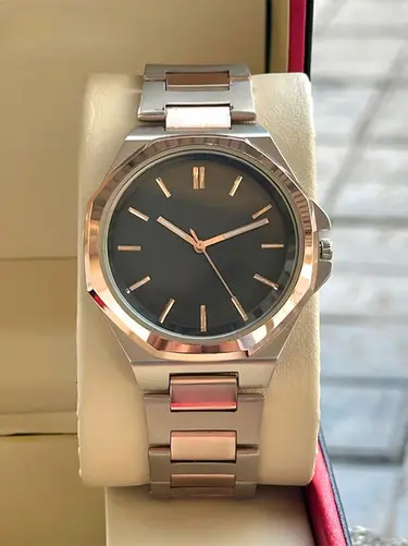 Royalmore Premium silver analog watch for men